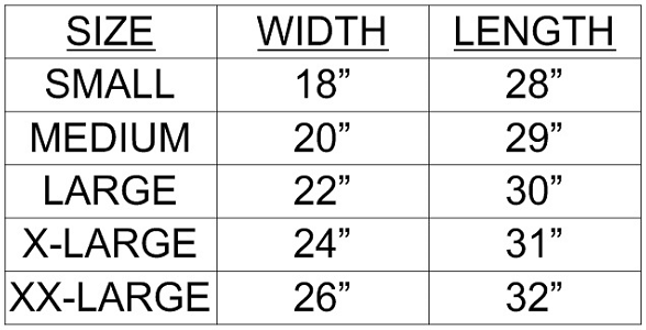 sizeinfochart